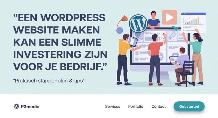 WordPress website laten maken kan een slimme investering zijn voor je bedrijf