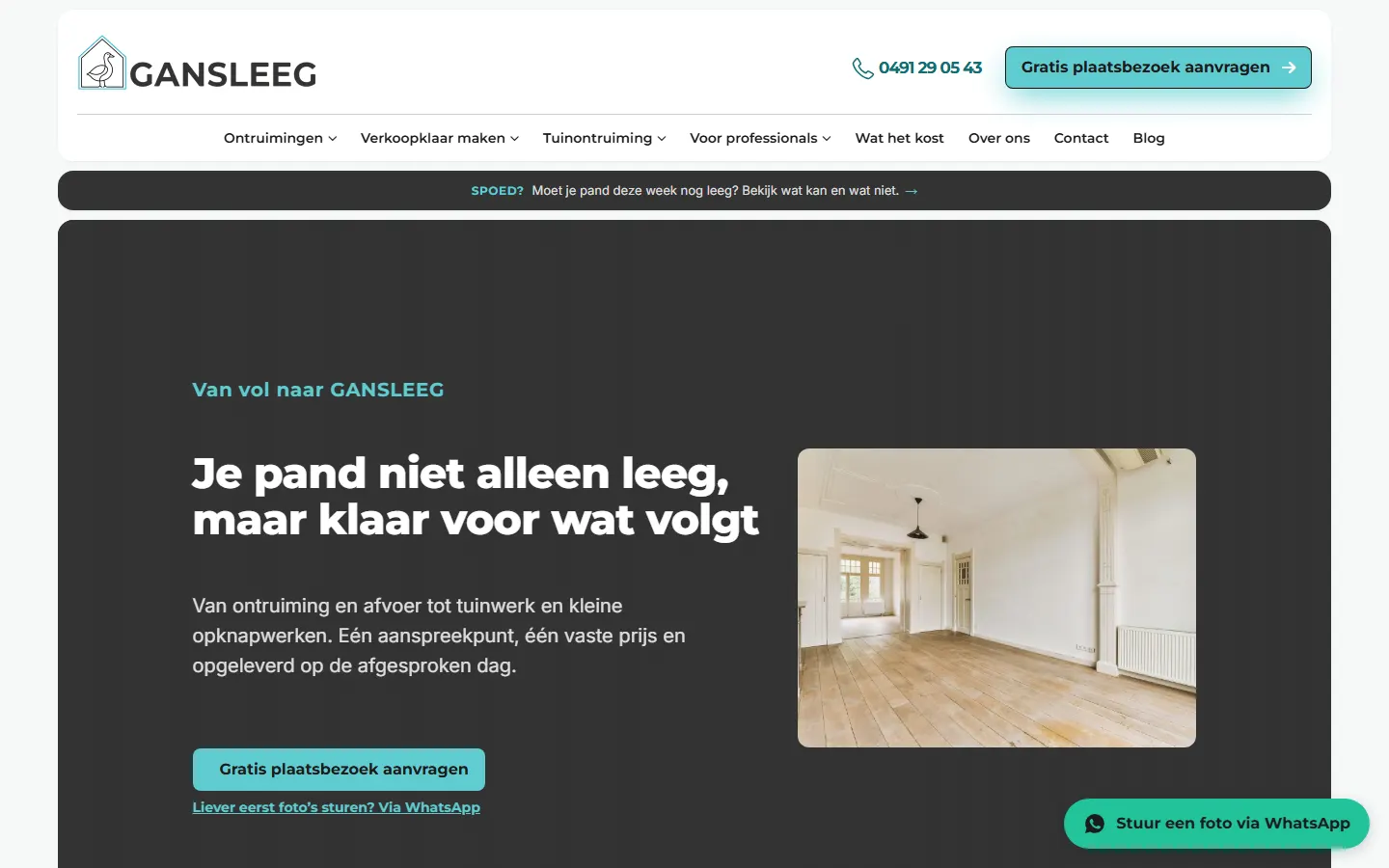 Homepage of Gansleeg