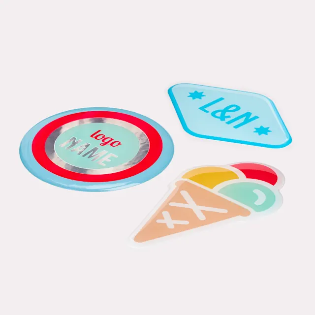 Doming stickers