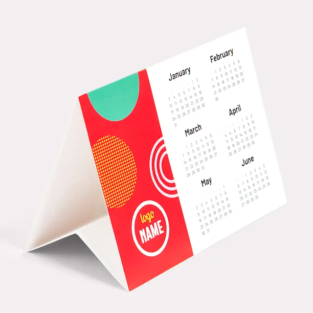 Tentcard bureaukalenders