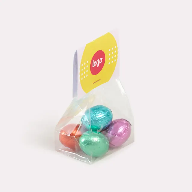 Zakjes chocolade eieren