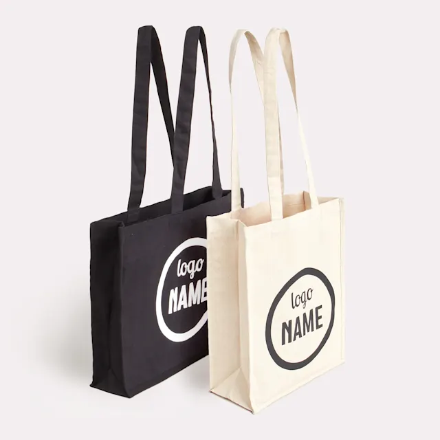 Canvas shopping bags