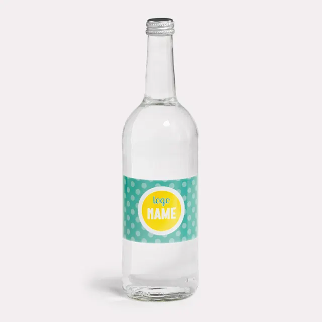 Glazen waterflessen 750ml