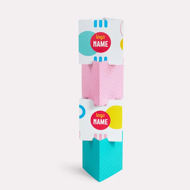 Stapelbare POS displays