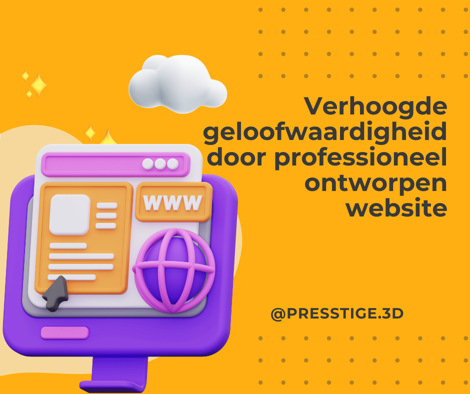 Verhoogde Geloofwaardigheid: Een Professioneel Ontworpen Website Wekt Vertrouwen bij Potentiële Klanten en Partners