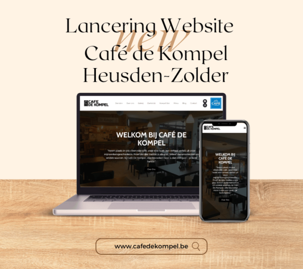 Website ontwikkeling voorCafé de Kompel uit Heusden-Zolder - Sportcafe