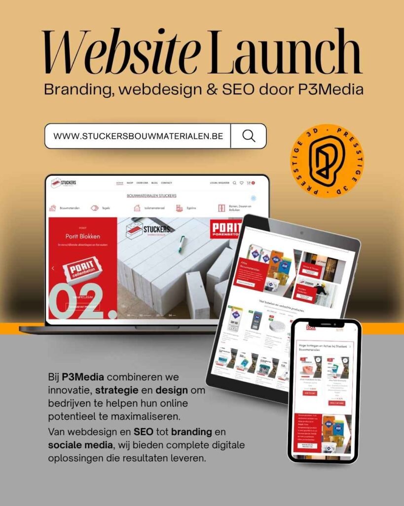 Project stuckersbouwbedrijf.be Branding, webdesign & SEO door P3Media (1)