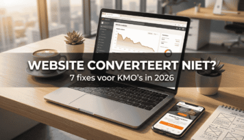 Conversiefunnel van bezoeker naar lead via een professionele KMO-website
